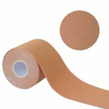 1 ROLLE 5cm x 5m Muskel Paste Kinesio Tape Elastisches Band Brust Paste Knie und Ellbogen Pad Fitnesstape Schutzzubehör Sport Tape Fitness Zubehör