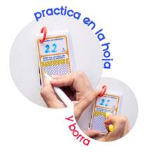 Keychain Numbers Teaching Cards Trace And Erase With Marker - Laminated - Multicolor - View 2