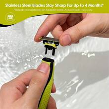 1pc/2pcs/3pcs/4pcs Replacement Shaver Heads, Compatible With Philips OneBlade QP2520, QP2530, QP2630, QP2620, Christmas Gift