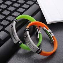 Bracelet d'alerte médicale personnalisé | Bracelet médical en silicone multicolore de haute qualité pour hommes et femmes | Bracelets d'identification médicale d'urgence élégants, personnalisés, qui sauvent des vies