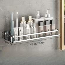 1 件式淋浴架，浴室淋浴架，不锈钢吸盘马桶架，马桶收纳架 - 彩色 - 查看 7