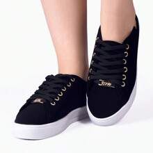 Bem Brasil Shoes Women Casual Shoes - 黑色和酒紅色 - 查看 5