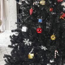 CHENGTUO Black Christmas Tree 8FT Halloween Artificial Tree With Decorations And Metal Stand 1500 PVC Branch Tips For Holiday Carnival Party - Black - View 6