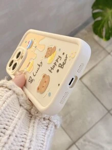 1 ốp lưng điện thoại chống sốc hình gấu bông, bảo vệ camera, tương thích với Apple 11 Pro Max/12 Pro Max/13 Pro Max/14 Pro Max/15 Pro Max/16 Plus/16 Pro Max, tương thích với Redmi, OPPO/Realme, VIVO, Infinix, MOTO, One Plus. Chống nước, chống rơi, chống trầy xước. Phiên bản quốc tế, không phải phiên bản nội địa. - trắng - Xem 3