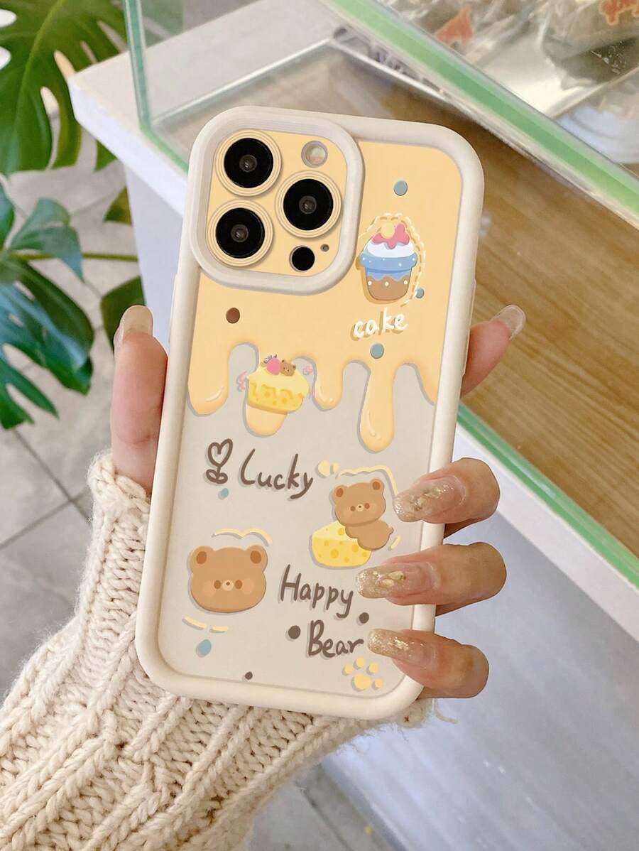 1 ốp lưng điện thoại chống sốc hình gấu bông, bảo vệ camera, tương thích với Apple 11 Pro Max/12 Pro Max/13 Pro Max/14 Pro Max/15 Pro Max/16 Plus/16 Pro Max, tương thích với Redmi, OPPO/Realme, VIVO, Infinix, MOTO, One Plus. Chống nước, chống rơi, chống trầy xước. Phiên bản quốc tế, không phải phiên bản nội địa. - trắng - Xem 1