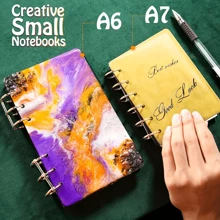 26-teiliges Notizbuch Silikon-Formset, Silikon-Formset für Notizbuchdeckel, geeignet für A5, A6, A7, Silikon-Epoxidharz-Forme für Notizbücher, DIY-Set mit Buchringen, Löffeln, Pinzetten, Bechern, Pipetten, Holzstäbchen