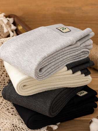 3pcs Women Winter Thick Warm Leggings, High Waisted Plus Fleece Thick Thermal Pants