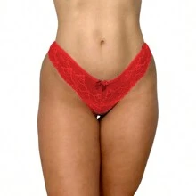 Kit 10 Invisible Comfort Panties With Lace Tulle Thread Elegant Intimate Fashion - Nhiều màu - Xem 7