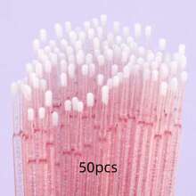 Micro Escovas Microswabs para Extensões de Cílios e Maquiagem - Aplicadores Descartáveis Livres de Fiapos para Cílios, Lábios e Beleza - Disponível em 50/100/200/300/500/600/800 peças
