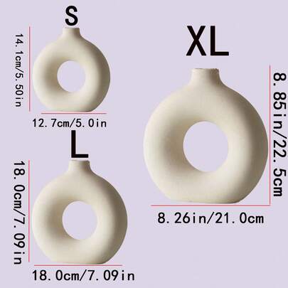 Bình hoa hình bánh donut phong cách Bắc Âu, Bình hoa tròn, Trang trí nhà cửa, Đồ trang trí nội thất, Bình hoa trang trí phòng hình bánh donut, Trang trí phòng khách, Bình hoa để bàn, Bàn cà phê, Bàn ăn, Tủ TV, Bình hoa hình bánh donut sáng tạo