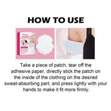 Underarm Sweat Pad For Odor Removal, Clean And Refreshing. Underarm Sweat Patch, Portable Invisible Patch, Sweat Pad - one-size - View 3