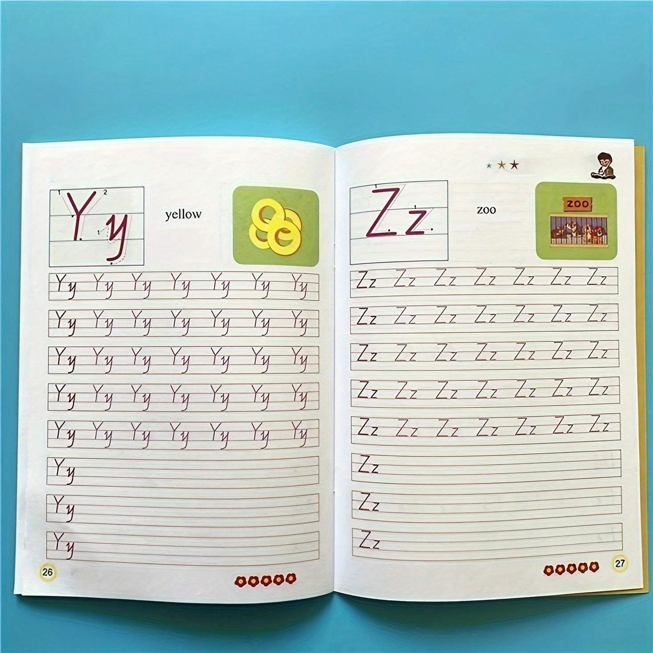 Beginner'S Cursive Handwriting Practice Book - 26 hoofdletters en ...