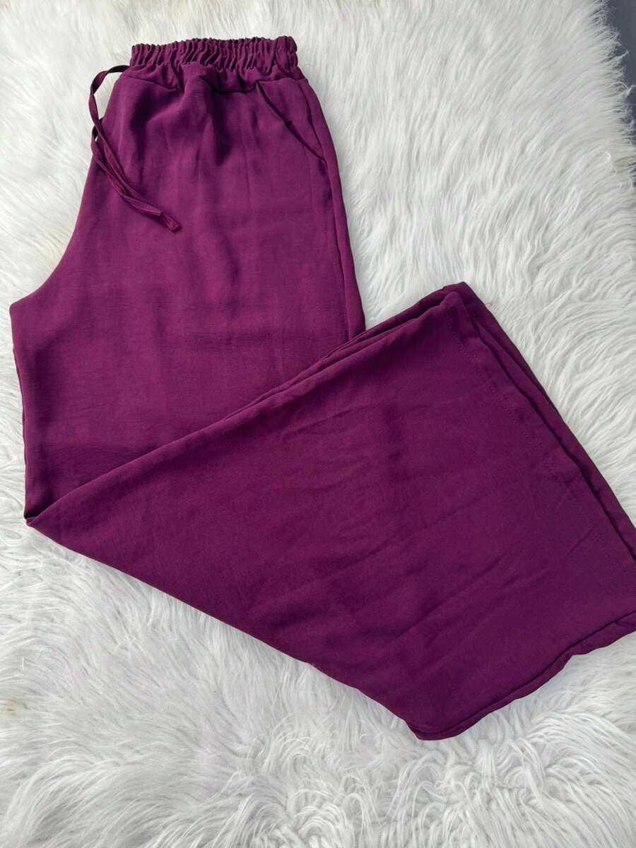 Plus Size Women's Social Pantalona Pants Tailoring Noble Size - 彩色 - 查看 1