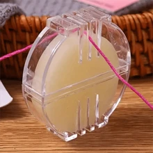 1/2/5 piezas de cera de abeja hecha a mano para coser/bordar, cera de abeja para reparar cremalleras, cera de abeja/hilo de seda/línea, herramientas de cera solubles en agua - Blanco - Ver 11