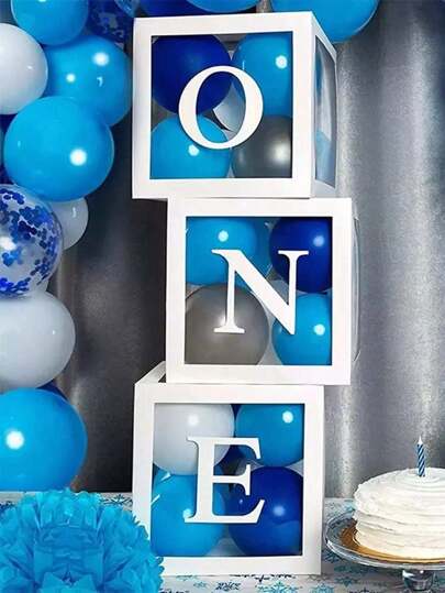 Caixa de chuveiro transparente com letras imaturas, 1/3 peças, aniversário, casamento, nome personalizado, caixa de balões, 1 a 10 anos, decoração para festa de aniversário, revelação do sexo do bebê, decoração de Halloween, decoração de Natal, caixa grande transparente, cenário para decoração de aniversário, decorações para festas de fim de ano, decoração para casa, decoração de lareira, caixas de chuveiro imaturas, adereços para fotografia de fundo