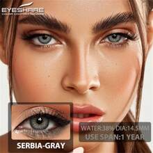 EYESHARE Eyeshare 1 Paar Farbige Kontaktlinsen für Augen Kosmetik Hochwertige blaue Linsen Graue Kontaktlinsen Mode Kosmetik Grüne Augenlinsen Halloween Kostüm Cosplay