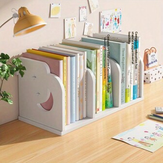 桌上收納架辦公室文件宿舍簡約小書架桌面教科書整理架文件儲物架