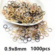 500pcs 3-12mm Metal Jump Rings Split Ring Open Single Loops DIY Jewelry Making Accessories Findings
