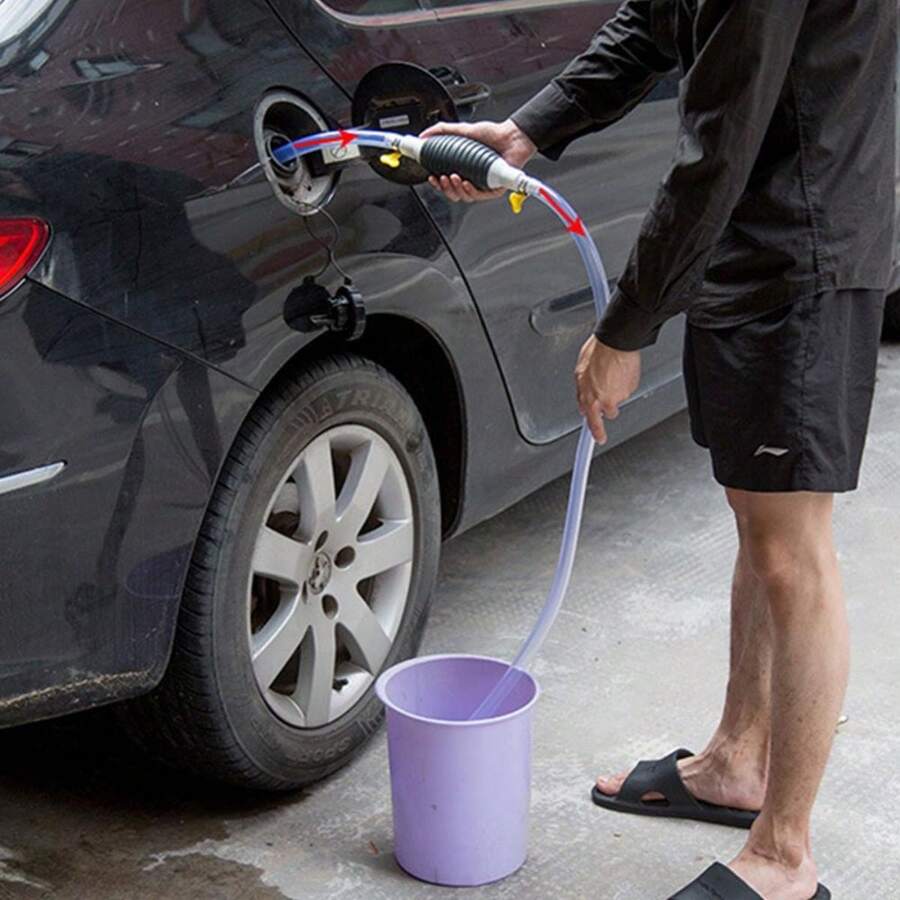 Fuel Water Manual Bilge Suction Pump - 黑與白 - 查看 1