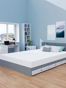 5 Inch Gel Memory Foam Mattress Medium-Firm Mattress For Pressure Relief & Cooler Sleep, Mattress For Kid Bunk Bed, Trundle Bed, Daybed, CertiPUR-US Certified, Bed In A Box - 白色 - 查看 2
