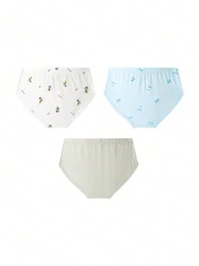 Annil Tween Boys Triangle Underwear 3 Packs  Skin Friendly, Comfortable, Breathable, Antibacterial Underpants - Combination 01 - View 2