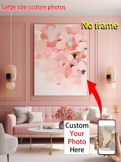 1pc Customized Large Canvas Print, Personalized Photo, Family Photo, Landscape, Architecture, Abstract Art, Room Decor, Wall Art Poster, Living Room Sofa Backdrop, Entryway Hallway Decor, Home Decor, Bedroom Decor, Bathroom Decor, Office Decor, School Decor, Art Gift, PVC Hard Tube Packaging, Holiday Calendar,Home Decor Living Room