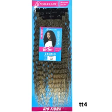 Aplique Bio Fibra Tic Tac Cacheado Longo 3 Peças 75cm Sophia