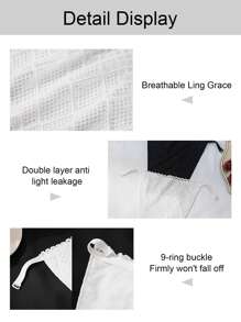2 pièces/set Faux col en dentelle pour femmes, double couche, respirante, mode, couvre-poitrine amovible pour le port quotidien. 1 pièce faux col en dentelle d'été 1 pièce, couvrant la poitrine et anti-éblouissement, lingerie cache-poitrine pour femmes