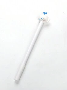 4 piezas Bolígrafos de gel con forma de ballena de pegamento suave, bolígrafos de gel para escritura de estudiantes, bolígrafos de gel con apariencia de ballena de material PP, bolígrafos de firma de oficina - Multicolor - Ver 7