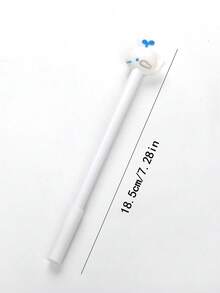 4 piezas Bolígrafos de gel con forma de ballena de pegamento suave, bolígrafos de gel para escritura de estudiantes, bolígrafos de gel con apariencia de ballena de material PP, bolígrafos de firma de oficina - Multicolor - Ver 6