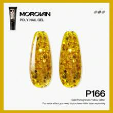 1入 Morovan Poly Gel Nail - 15毫升閃亮指甲油粘合劑指甲凝膠時尚美甲設計指甲延伸凝膠沙龍指甲容易自己在家裡做指甲藝術初學者和專業人士皆適用 - 彩色 - 查看 23