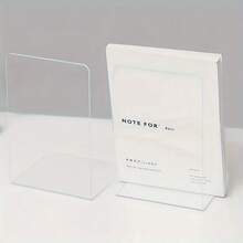 2 chiếc Giá sách kim loại hình cuốn sách - màu đen - Xem 6