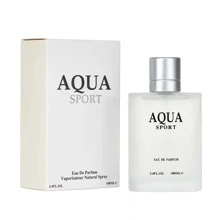 LOVALI Men's Perfume AQUA SPORT Fragrance 100MLFRESCO Suitable For Gift, Men's Perfume Packaged In High-End Gift Box - 白色 - 查看 1