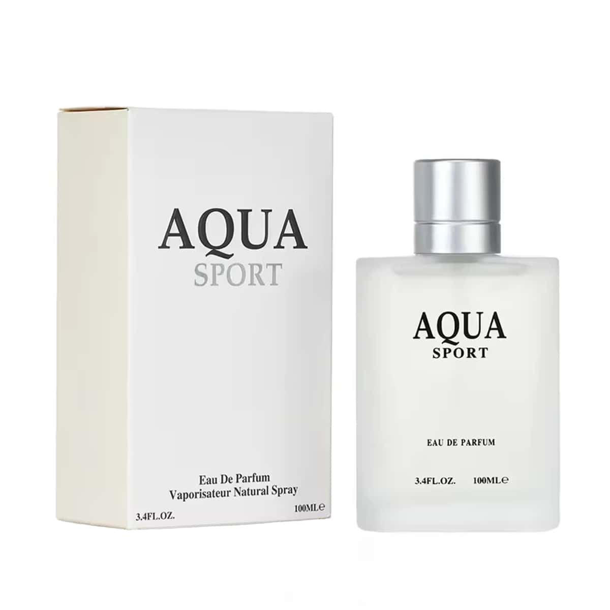 LOVALI Men's Perfume AQUA SPORT Fragrance 100MLFRESCO Suitable For Gift, Men's Perfume Packaged In High-End Gift Box - 白色 - 查看 1
