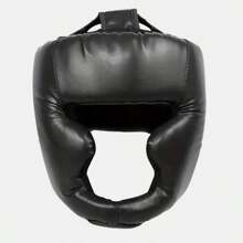 1pc Enclosed Style Training Combat Helmet For Martial Arts Fighting, Boxing Protective Gear - Multicolor - View 13