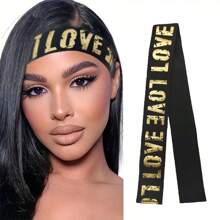1/3 PCS Fashion Hair Elastic Band For Wigs ,New Style Adjustable Edge Scarf Elastic Headband With Hook-And-Loop For Women Lace Wigs