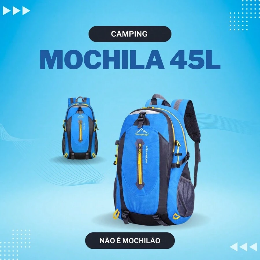 Travel Tote Backpacks - 藍色 - 查看 1