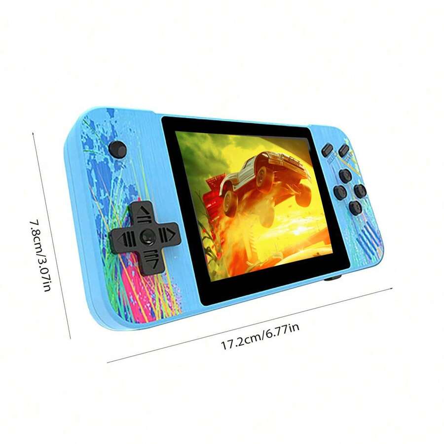 OSDUE Handheld Spielekonsole - 666 Retro Spiele, 3,5 Zoll LCD, Tragbar Für Unterwegs