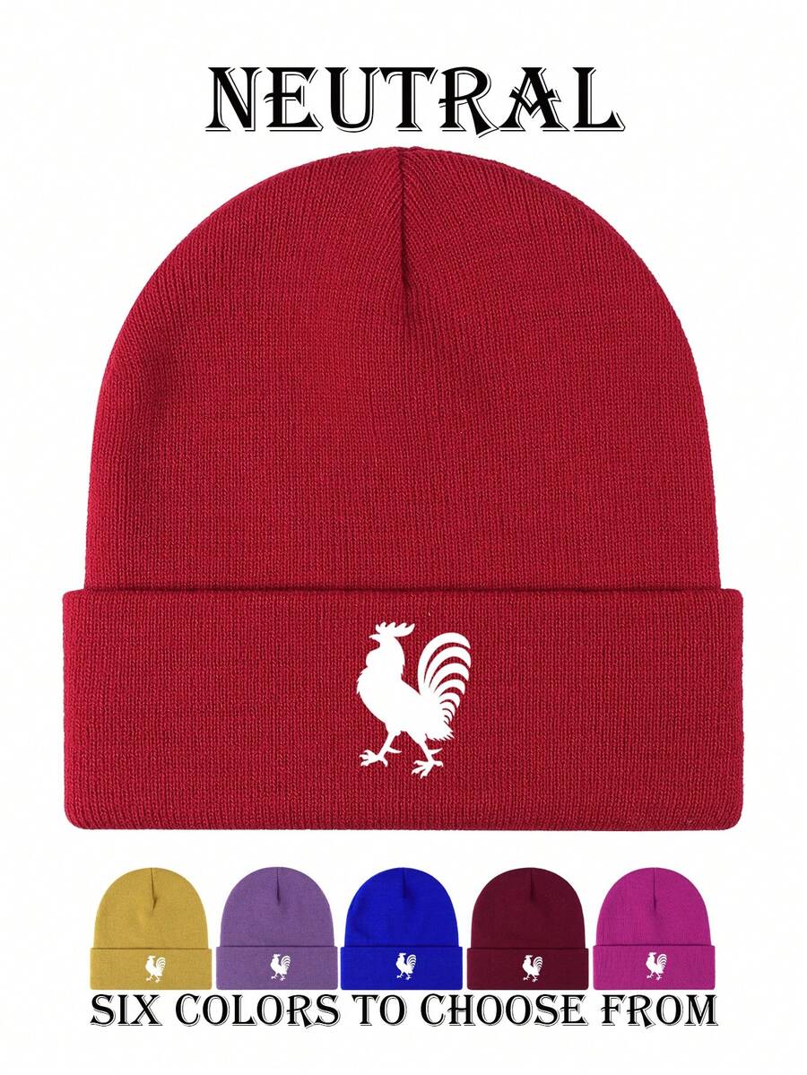 1 cái, Mũ trung tính mềm mại và thoải mái, Mùa thu đông, Mũ đi xe đạp, Mũ chống gió ấm áp cho nữ, Mũ dệt kim dày cho nam, Mũ thời trang, Mũ trùm đầu lạnh, Thích hợp khi đi du lịch và giải trí, kết hợp với quần áo - A - Xem 1