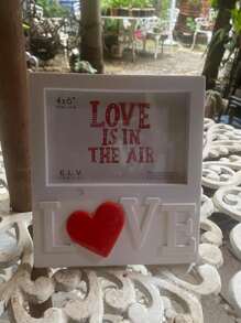 Marco porta retrato san valentín amor amistad love - Blanco - Ver 2