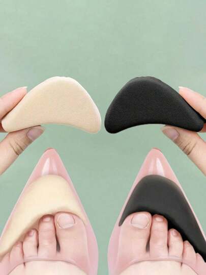 Adjustable Shoe Toe Pads,Soft Foam Foot Forefoot Cushions For High Heels, Men & Women, Anti-Pain Half Size Insoles