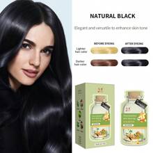 10 件/包 30 毫升天然植物泡泡染发剂，温和不伤头皮，易洗净，多种颜色可选 - 多色 - 查看 3