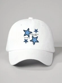 1pc Printed Star Baseball Cap, Adjustable Outdoor Sun Protection Casual Hat Suitable For Boys And Girls, Spring Autumn Travel Beach Holiday - Baseball Cap - View 15