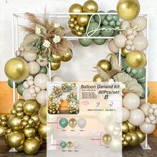 Kit de arco de corona de globos, decoración para Acción de Gracias, revelación de género, boda, cumpleaños, aniversario, graduación, vacaciones, celebración, evento temático, interior, suministros de decoración para fiestas - Multicolor - Ver 10