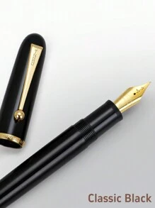 金豪 9013 钢笔四季彩色透明笔杆便携夹心跳 F 笔尖适用于办公室签名学校书写 - 均碼 - 查看 13