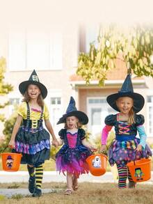 8/24 szt. Halloween naklejki rzemieślnicze upominki na przyjęcie naklejki na twarz czarownica wampir samoprzylepne naklejki DIY na Halloween dla dzieci, naklejki z grami imprezowymi, upominki na przyjęcie dla dzieci, rękodzieło