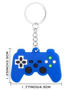 12pcs/Set Random Color Game Theme Keychain Set - Multicolor - View 3