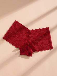 5pcs/Pack Women's Sexy Seamless Lace Low Waist Boyshorts Lingerie