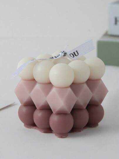 1pc Rose Flower, Heart Shaped And Diamond Shaped Silicone Mold For DIY Candle, Handmade Soap, Fragrance Stone, Home Decor