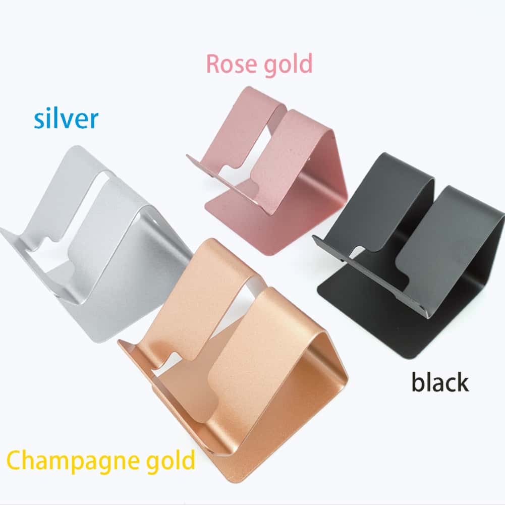 Aluminum Alloy Mobile Phone Holder Desk Stand, Versatile Tablet TV Stand, Compact Slouchy Office Bracket - Multicolor - View 1